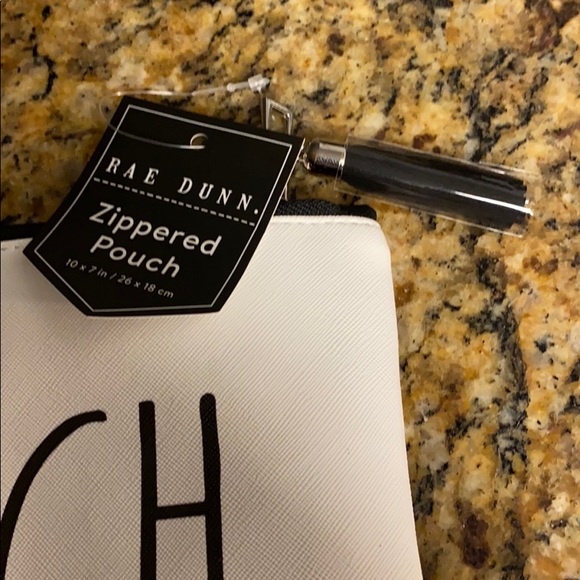 Rae Dunn Zippered Pouch - Picture 2 of 3